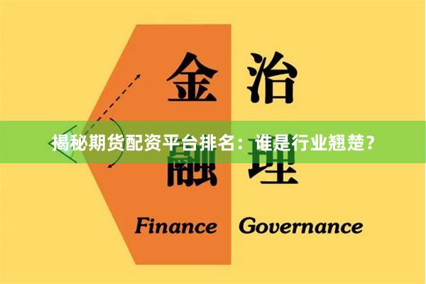 揭秘期货配资平台排名：谁是行业翘楚？